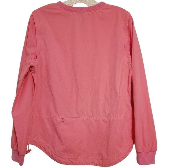 Lilly Pulitzer | Women's Pink V-Neck Zipper Sleeves Jacket (Size Medium) - Picture 14 of 14